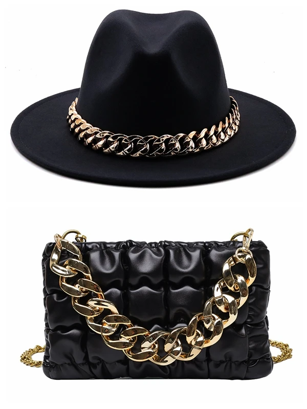 X111007 Women Bag and Hats Set - Fall Colors & Accessories display picture 3