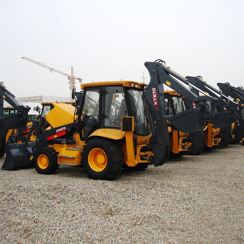 Excellent Stability 9 Ton Chenggong 866HTC Backhoe Loader Easy Maintenance