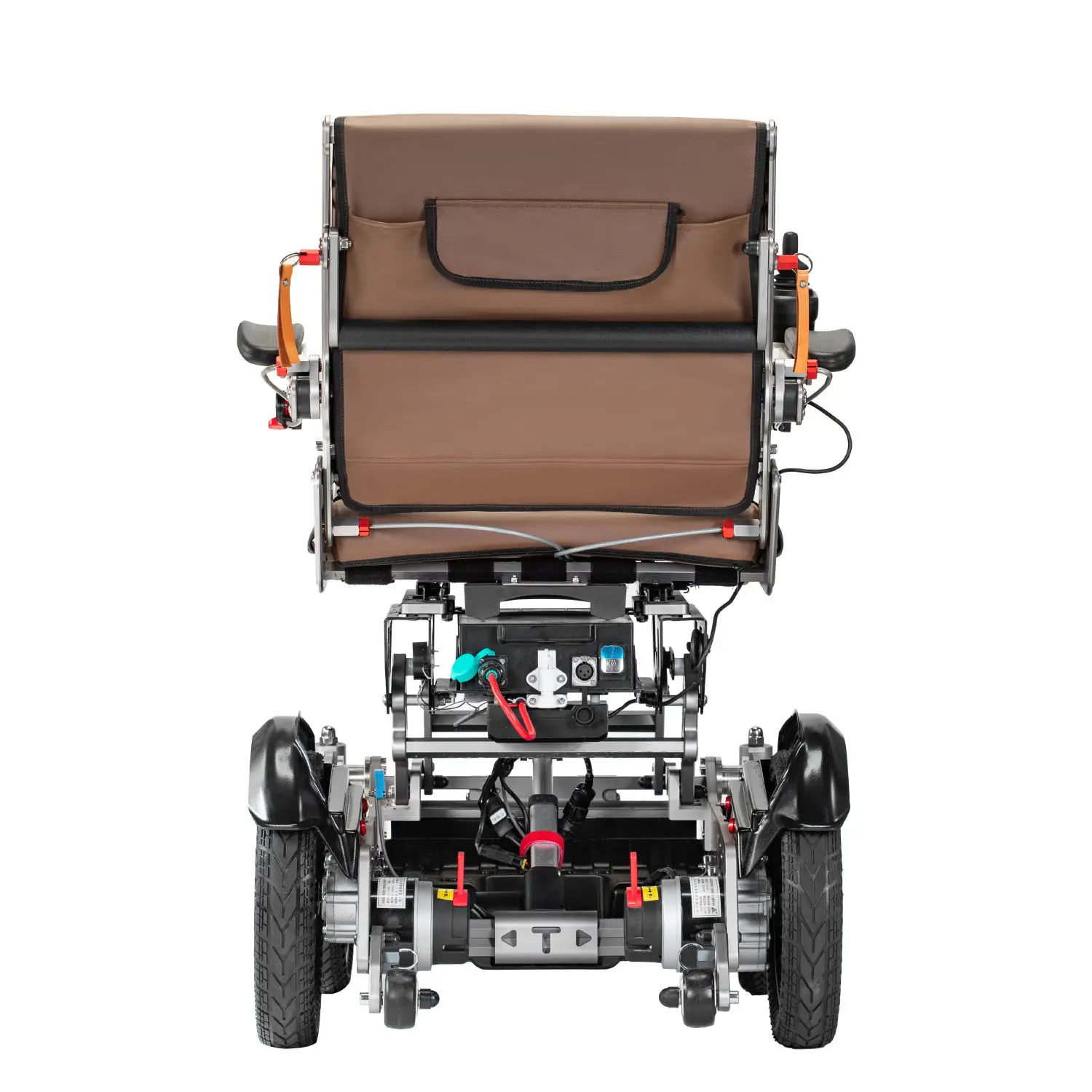High quality  fully automatic aluminum alloy frame brushless motor electric wheelchair with strong sense of technology-121012