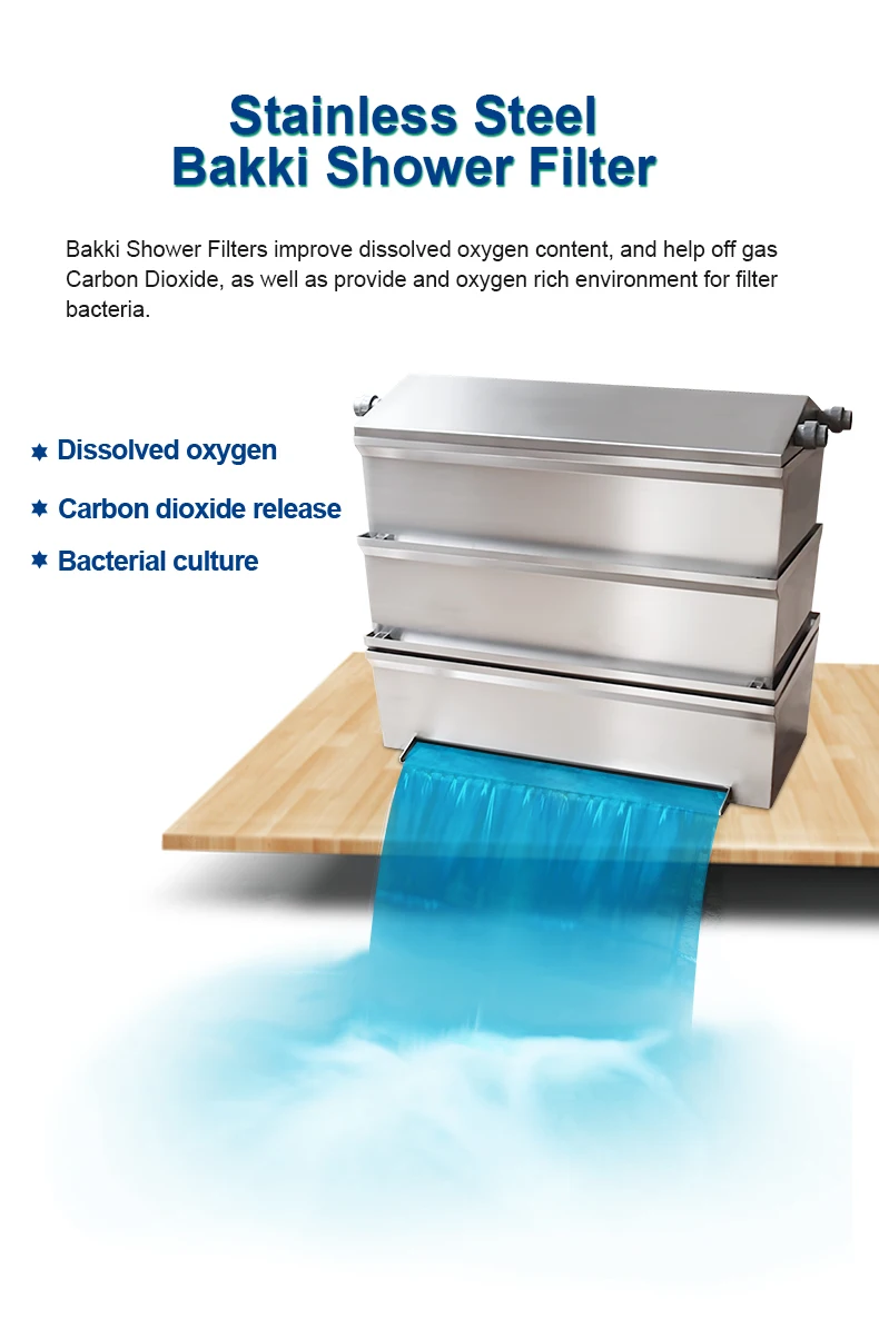 Wholesale Customized Koi Pond Media Trickle Filter Stainless Steel