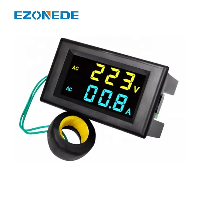 Mini digitale voltmeter ampèremeter dc 100v 10a p