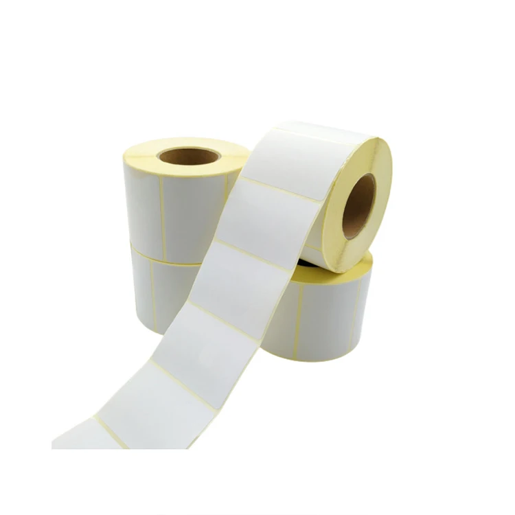 4*6 Inch Self-adhesive Thermal Paper Sticker With Yellow Glassine Release Paper For Shipping