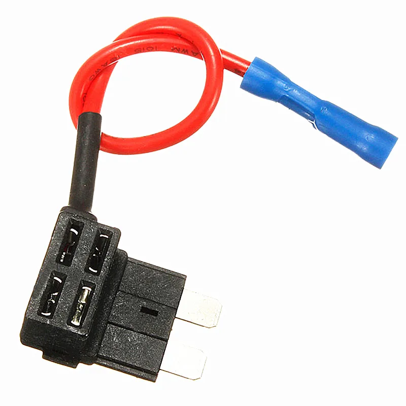5 pièces Voiture Add-a-circuit Fuse Tap Adapter Mini Atm Apm Porte-fusible
