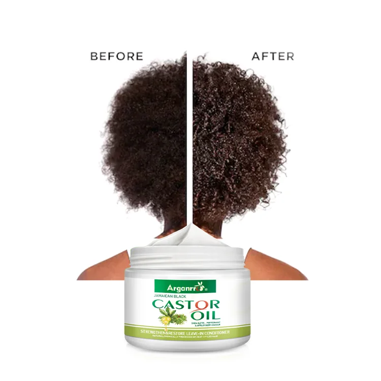 Фирменный кондиционер для натуральных волос Jamaican, черное касторовое масло, оставьте кондиционер для африканских волос, разделите концы, окрашивайте вьющиеся