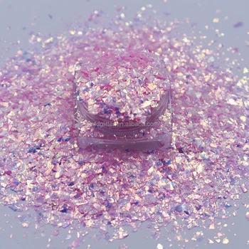 2021 New Valentines Nail Art Glitter Irregular rainbow fragments Tinsel Chunky Glitter for Nail