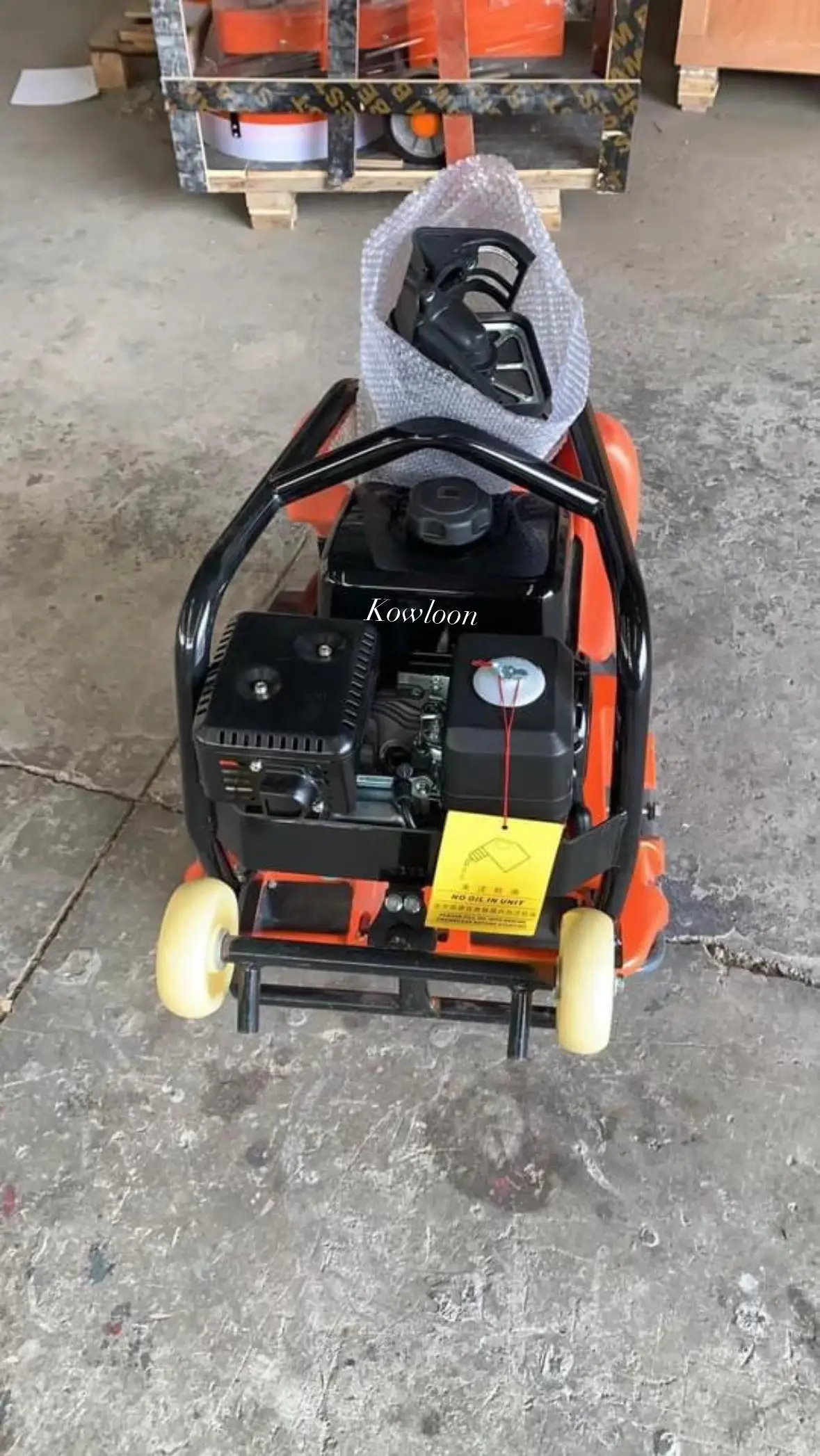 Homemade Rubber Plate Compactor HZD110 - Kowloon Machinery