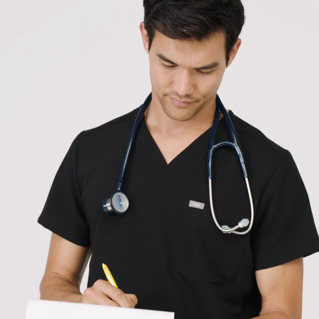 High End Customize Stretch Medical Uniform Scrubs Set For Women And Men