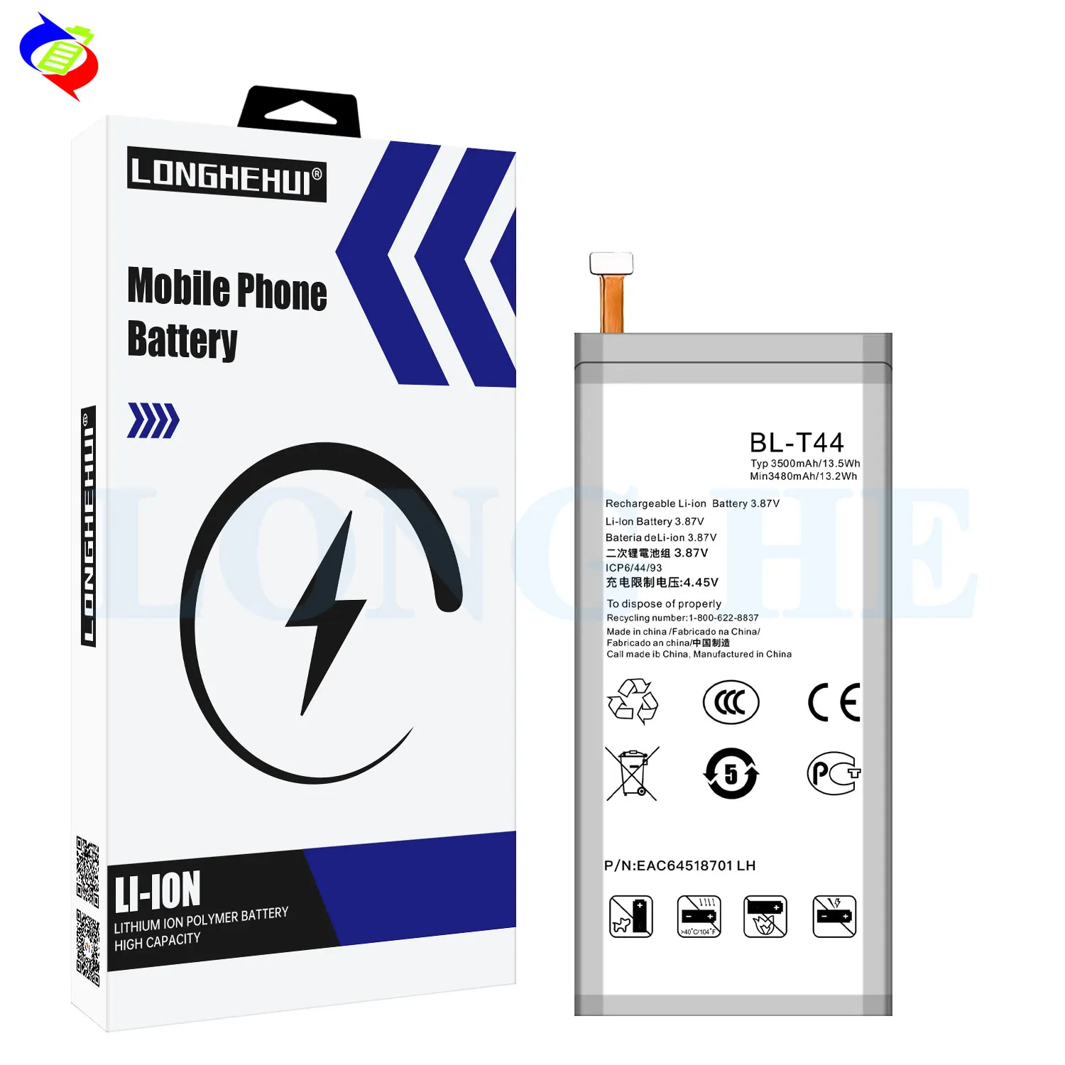 3500mah BL-T44 Battery for LG Stylo Year Warranty