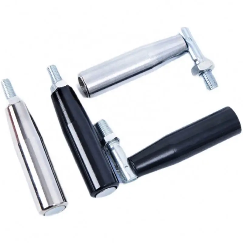 China Factory Directly Sale CNC Machine Tools Bakelite Folding Handle Crank Carbon Steel Foldable Control Handle Lever Knob