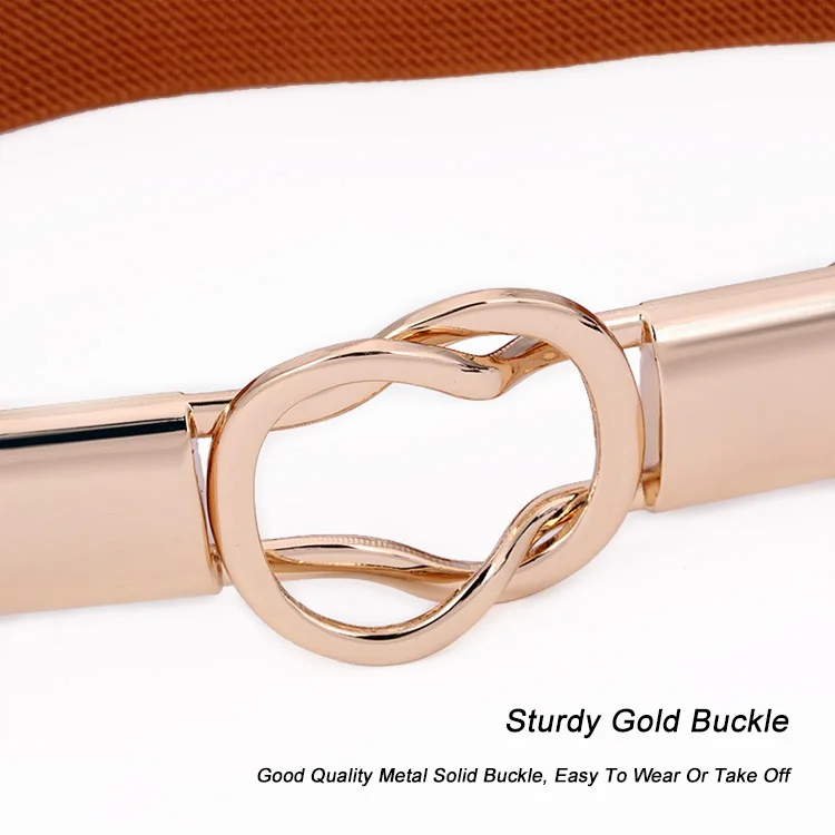 1 Inch Elastic Ladies Thin Waist Belt 