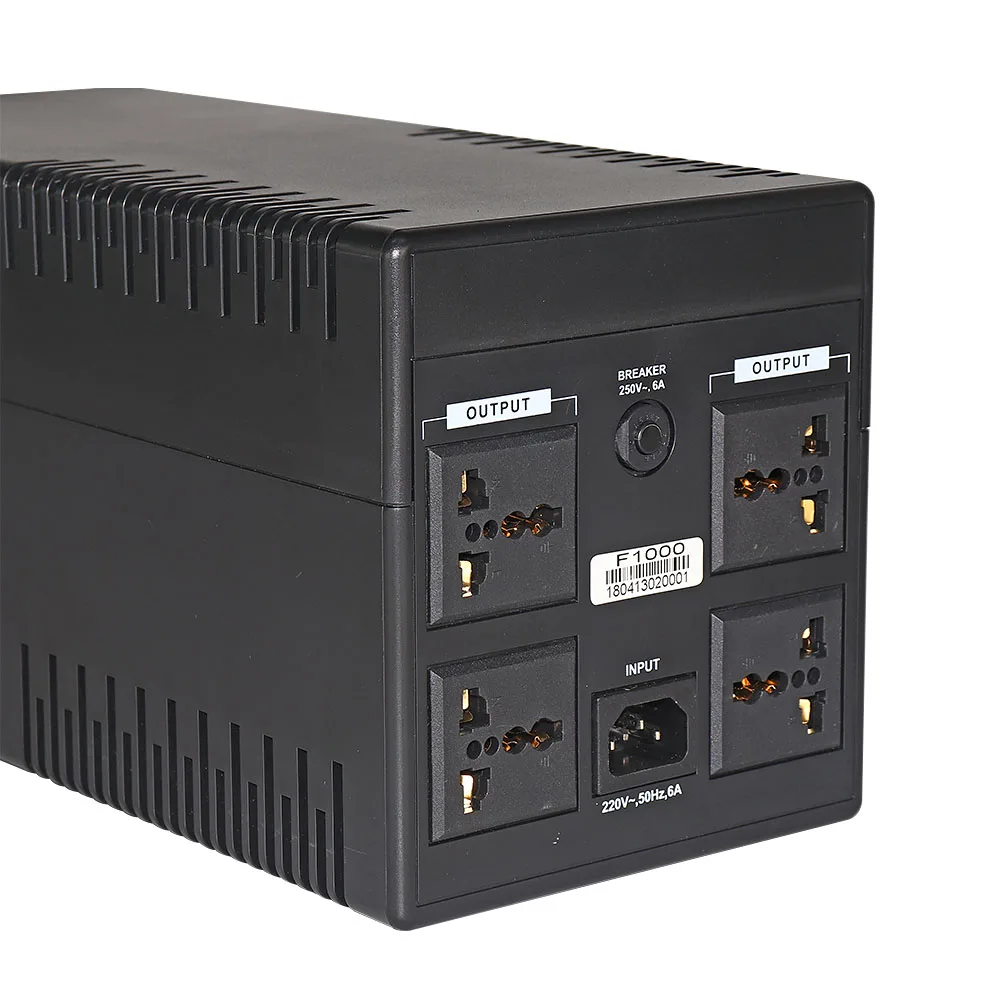 Home UPS 600VA 650VA Support EU AU IEC NEMA Brazil Outlets Line Interactive Ups Backup Power Supply for Home and Office