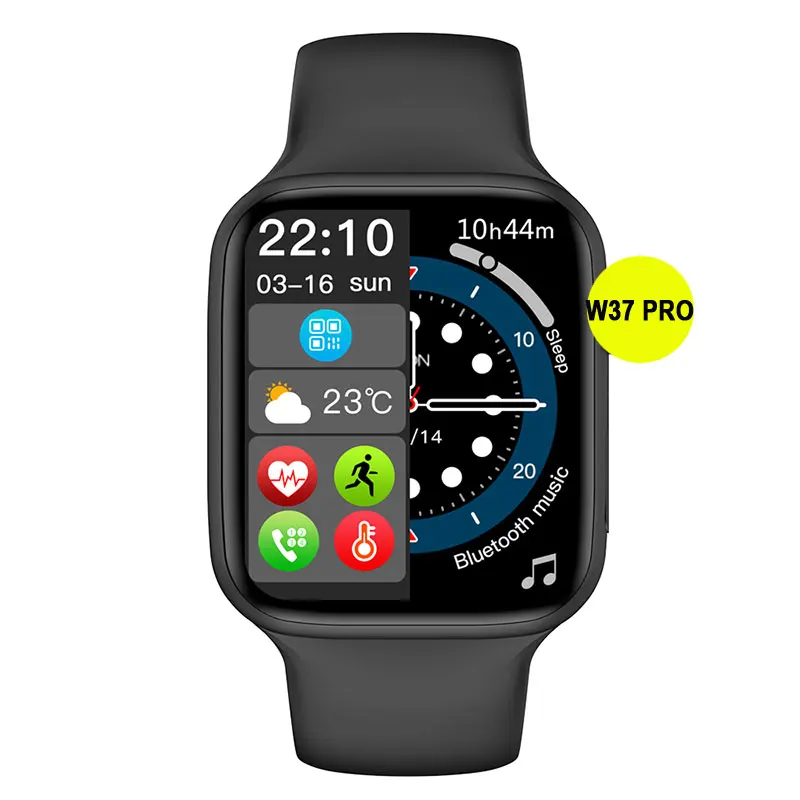 2021 водонепроницаемые Смарт-часы W37 pro plus series 7 Reloj inteligente iwo series 7 W37 умные часы