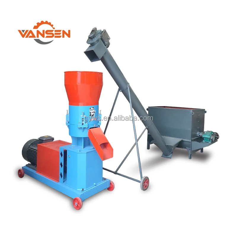 Livestock Poultry Chicken Cattle Goat Animal Food Making Maker Press Pelletizer Granular Feed Pellet Processing Machine for Farm