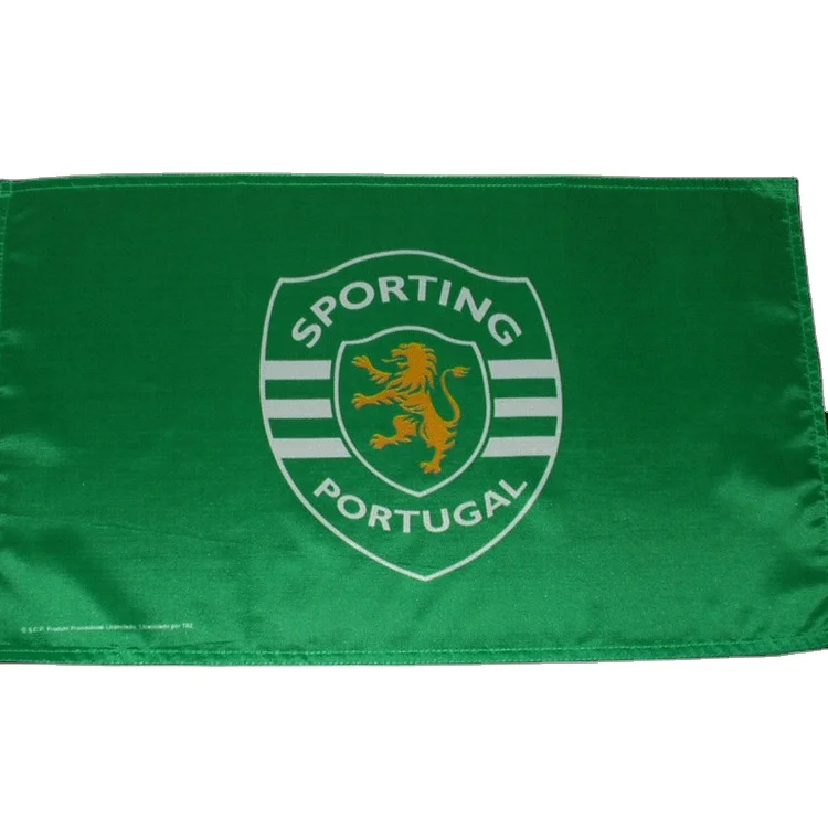 Custom Team soccer football club Polyester Sports Flag with Pack 3x5ft