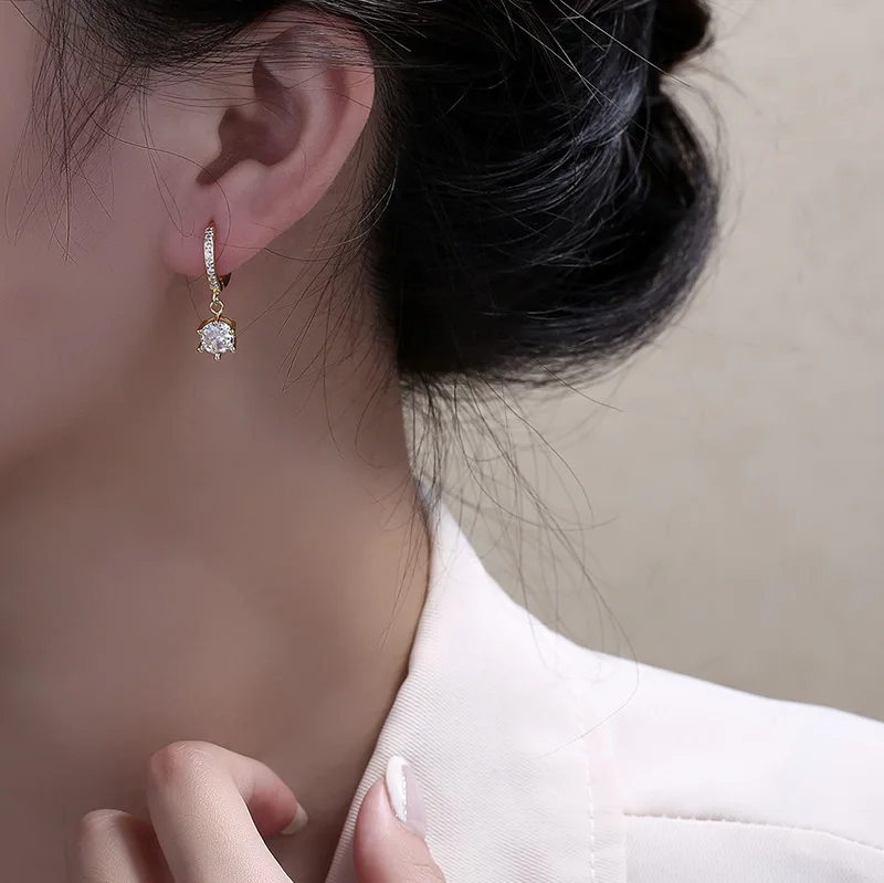 『高級品』女性用モアッサナイト1ctイヤリング、ピアス Amazon | モアッサナイト 1カラット レディース ピアス