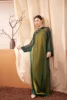 Color exterior del chiffon: Verde