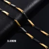 3.0mm Gold Black