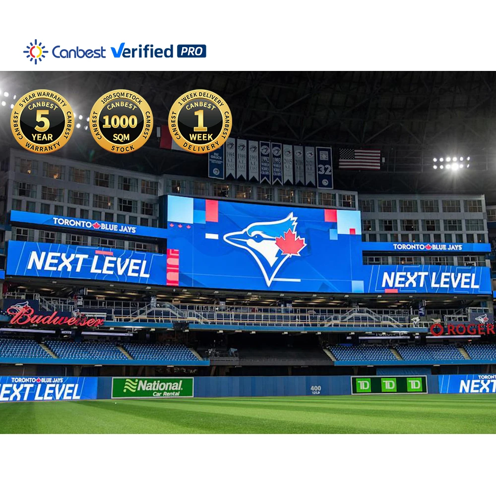 Outdoor Large Soccer Stadium Led Display Board Advertising Led Screen for Football Fields Cricket Boundary Led Panel