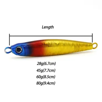 Cheery 28g/45g/60g/80g-Japan Hologram Micro Jig Mini Jig Casting Jig Fishing Jig Lure for Giant Trevally – Metal Jig – view 3
