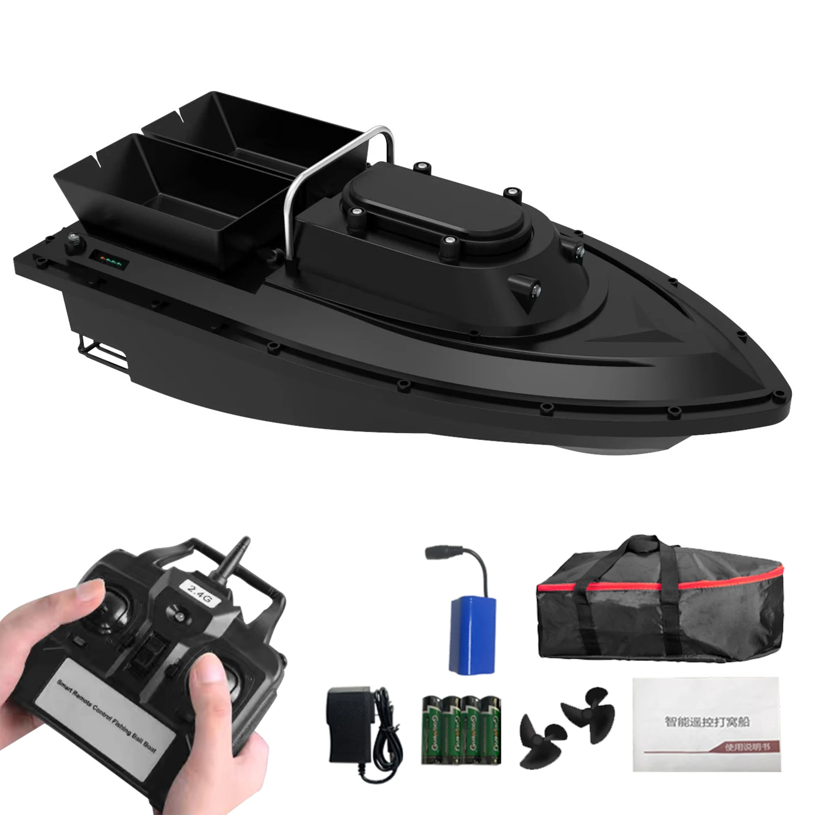 Remote Control Barco Rc Pesca 2023 Hot Selling D12C Fishing Boat