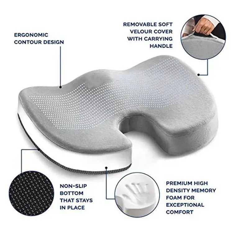 Prostate Protection Seat Cushion: Memory Foam, Pollution