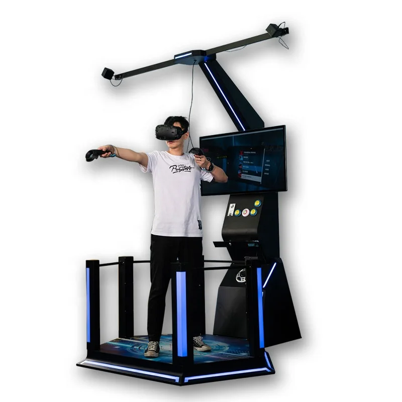Amusement Park Vr Shooting Arena Virtual Reality Stand Vr Gaming Equipment 360 Vr Experience Shoot Boxing Machine