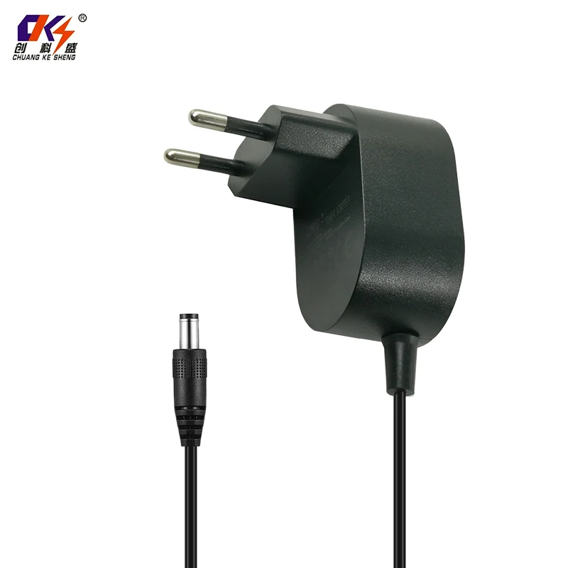 Cắm tường kiểu châu Âu Biến áp nguồn EU 2pin AC DC 5V 6V 12V Nguồn Adapter 0.5A 1A 1.5A 2A 5V Adapter nguồn 5V