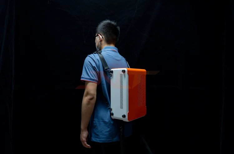 Easy to Install Easy Operation Handheld Rust Paint Graffiti Removal Laser Cleaning Machine With CE Certificate High Quality