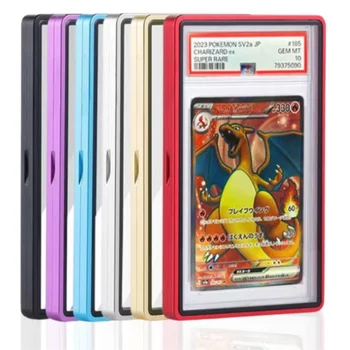 New on Ama Zon Premium Graded Card Protector with Metal Frame - Magnetic, Stackable Aluminum & Glass Case for BGS/PS a Cards