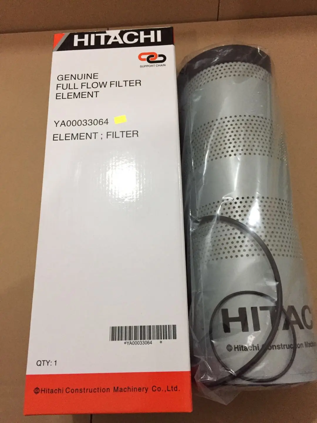 ZX210/240 Hydraulic oil filter element YA00033064 used for Hitachi 