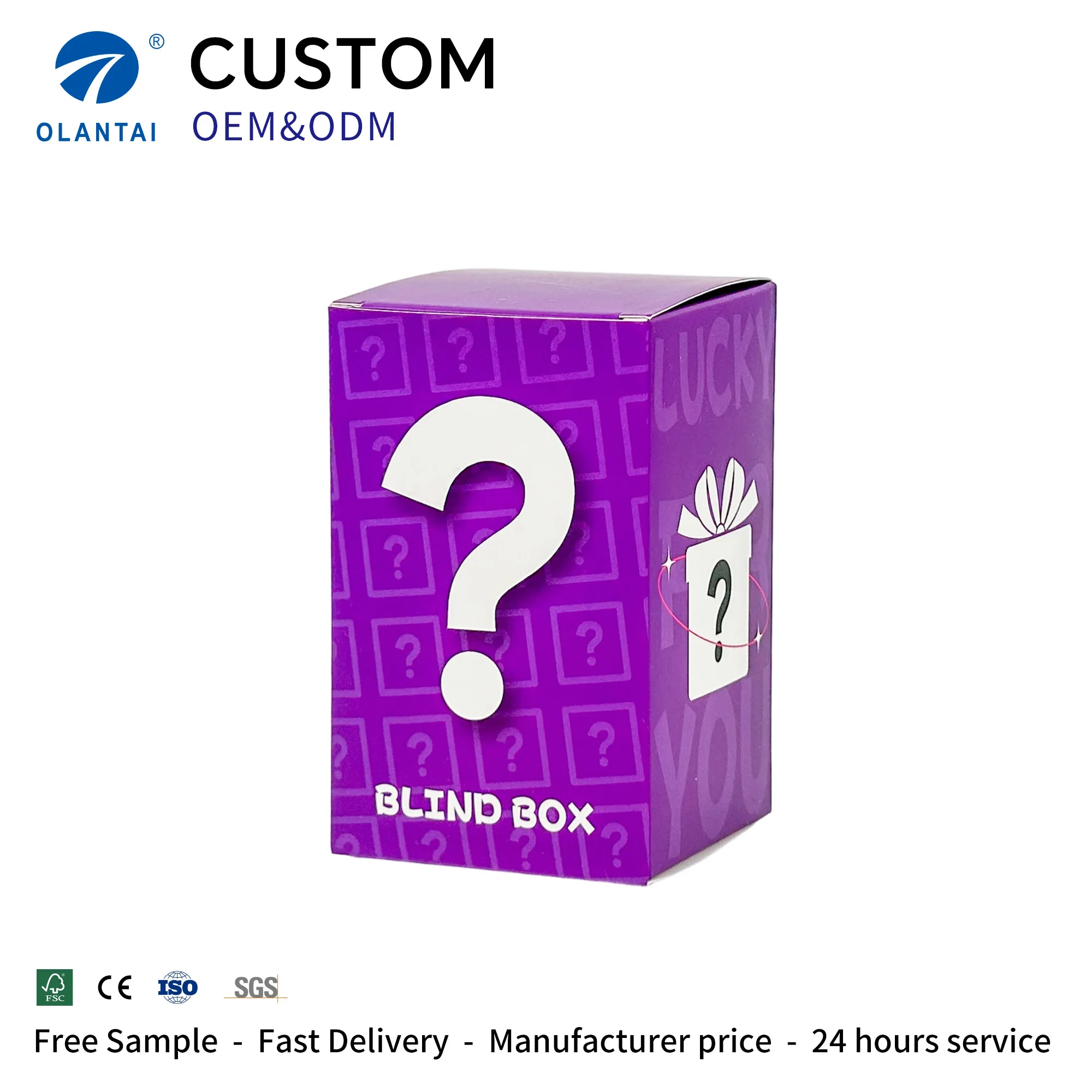 Custom Reusable Eco-Friendly Gift Craft Kraft Paper Folders Rectangle Shape Four-Color Flexographic Printing Die Cuts