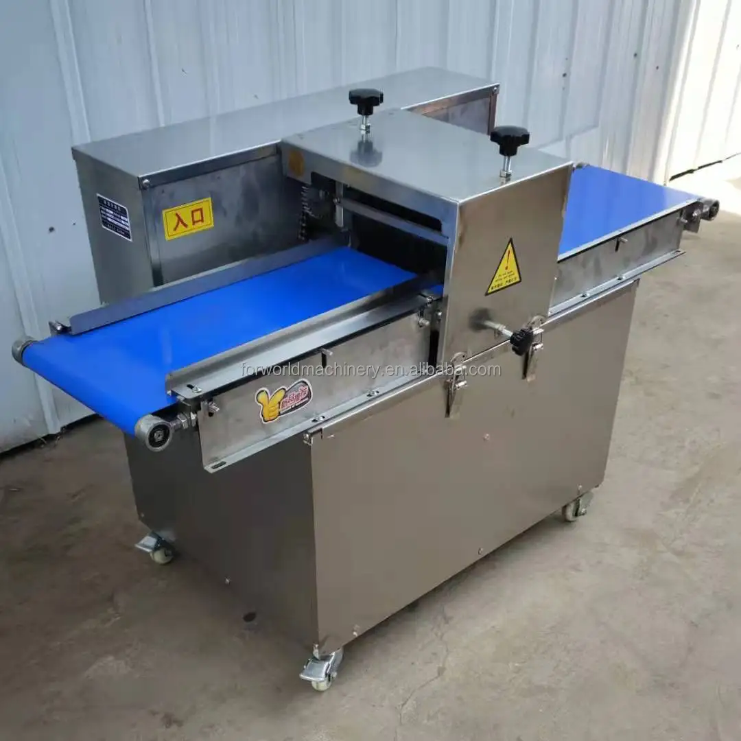 40CM Width Belt Flake Pork Beef Meat Cutting Machine