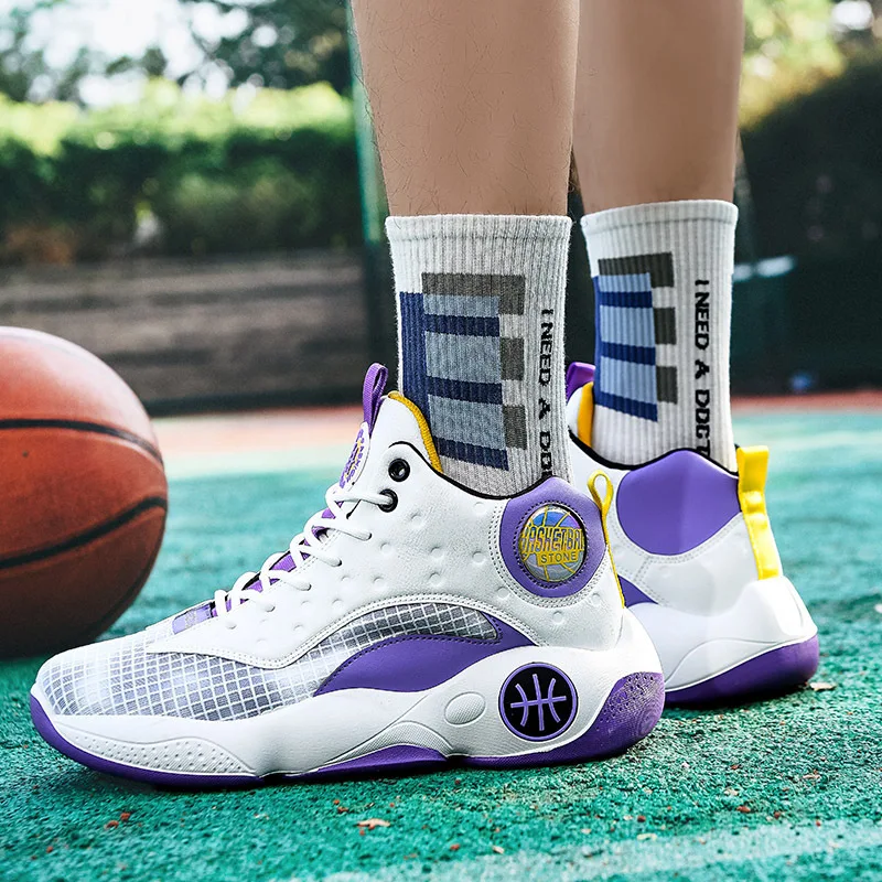 Summer New Mesh Breathable Sports Shoes Youth Actual Combat Basketball