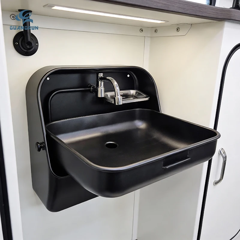 Évier carré pour Camping-car, évier carré en Acier Inoxydable 304 pour