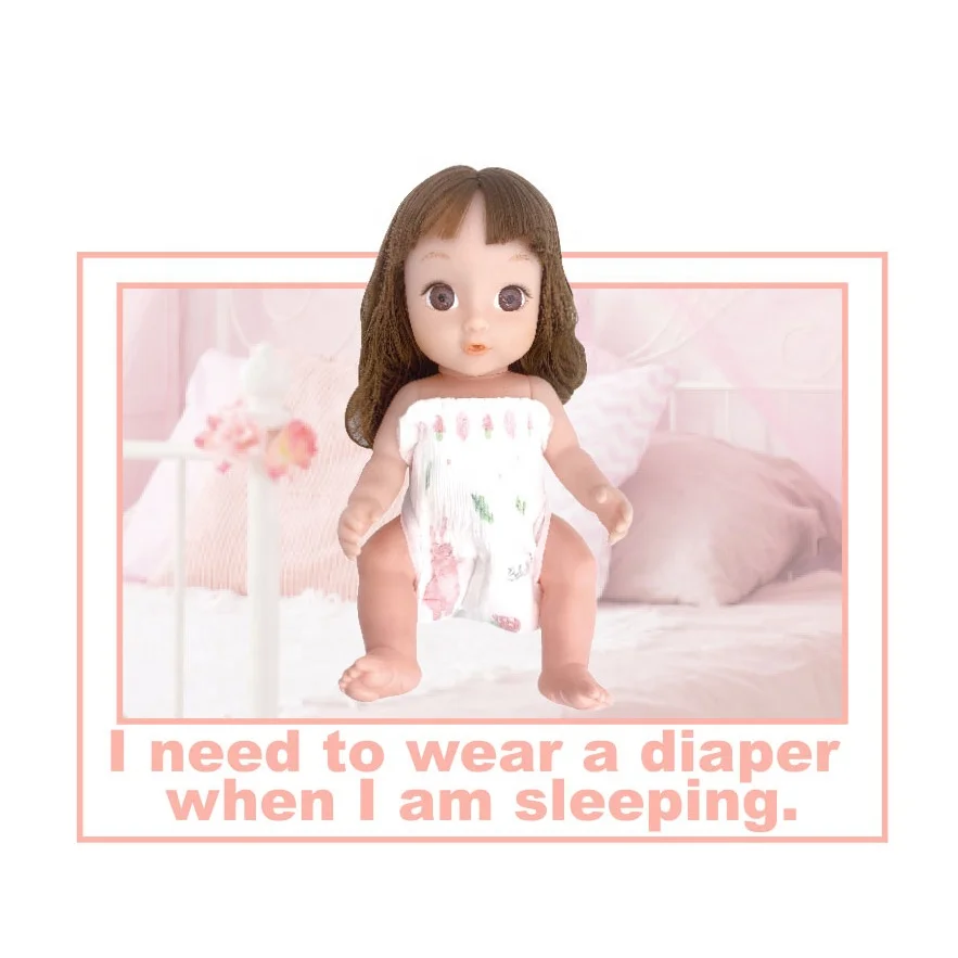 New 12 Inch Vinyl Baby Doll with Kinds of Voice Drinking and Urinating Best Selling Pretend Play House Dolls Toy for Girls