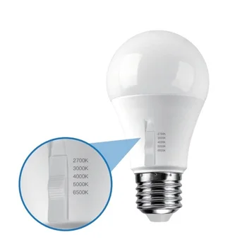 New Design A60 A70  LED Bulb 2700K-6000K 5CCT Dimmable 9W 12W 15W Led Bulb Dimmable