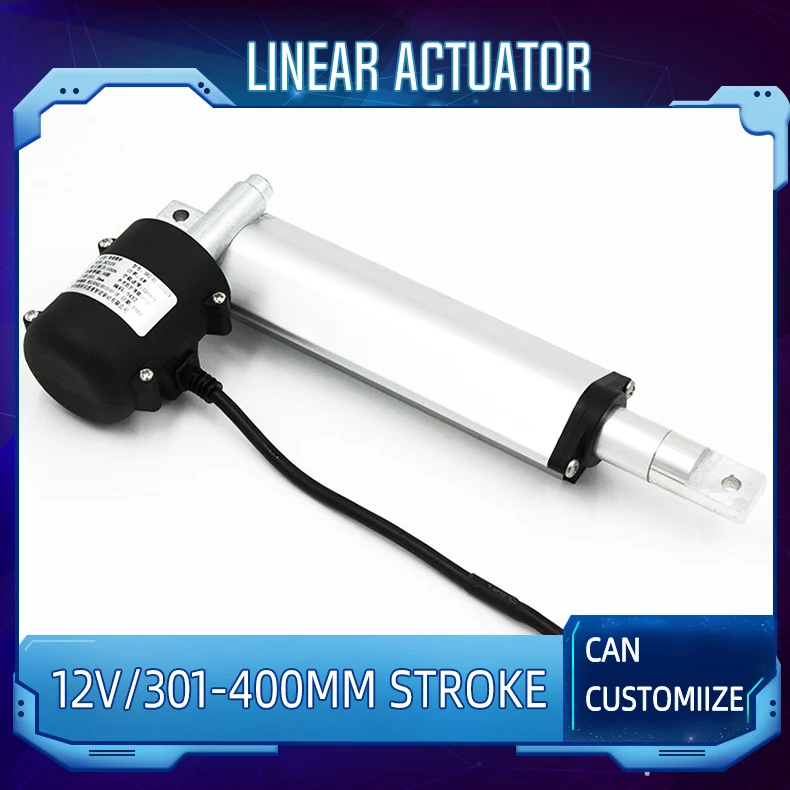 12v Linear Actuator 400mm with Limit Switch for Door Actuator Motor SKG
