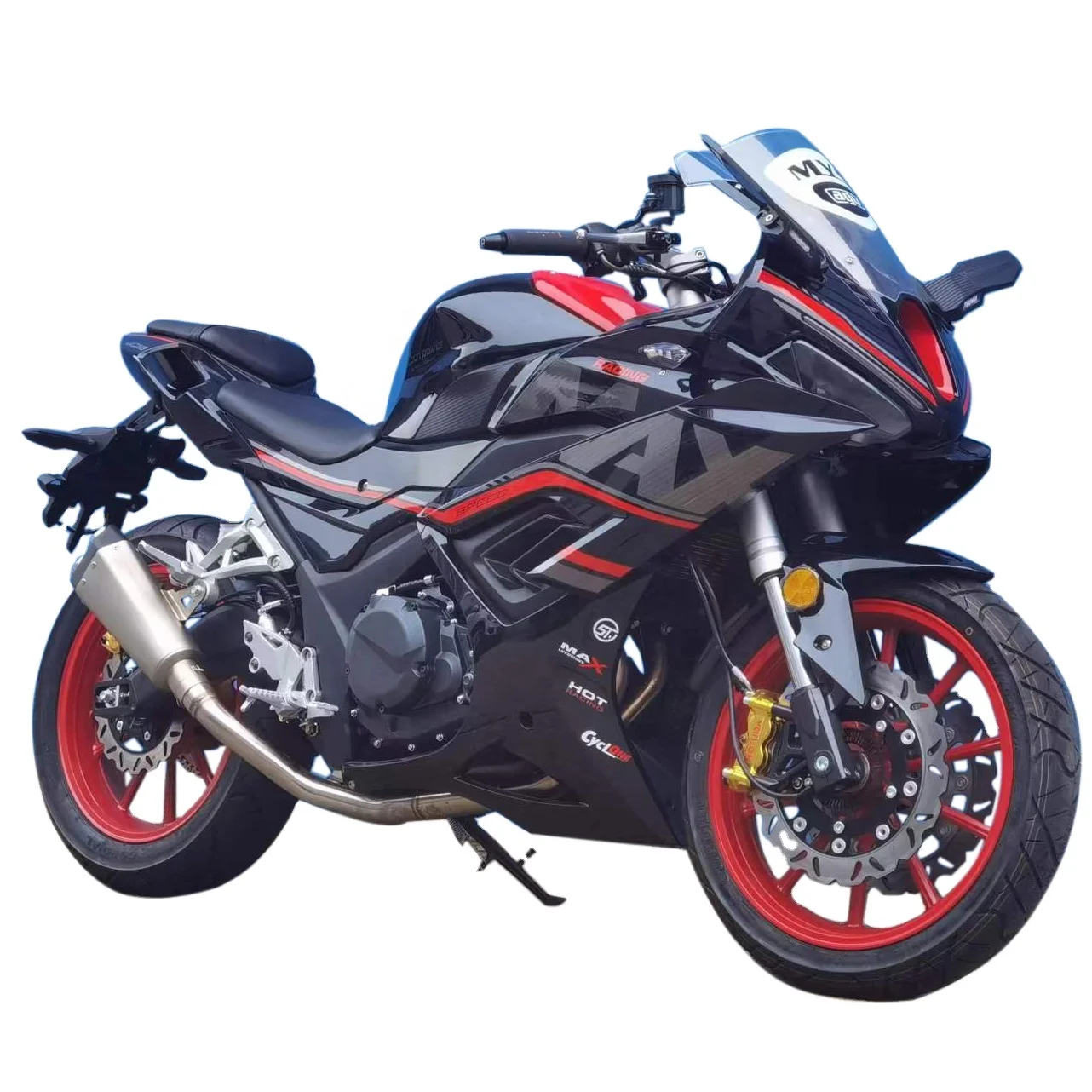 Canton Fair Exhibit - VSK 500cc Motorcycle with EFI ABS