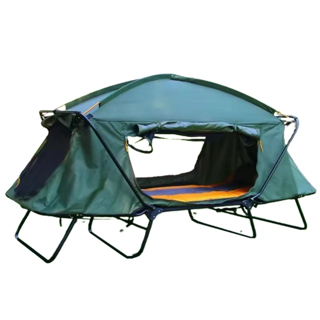 Off Ground Heavy Duty Hiking Travel Camp Cot Camping Tent With Bed