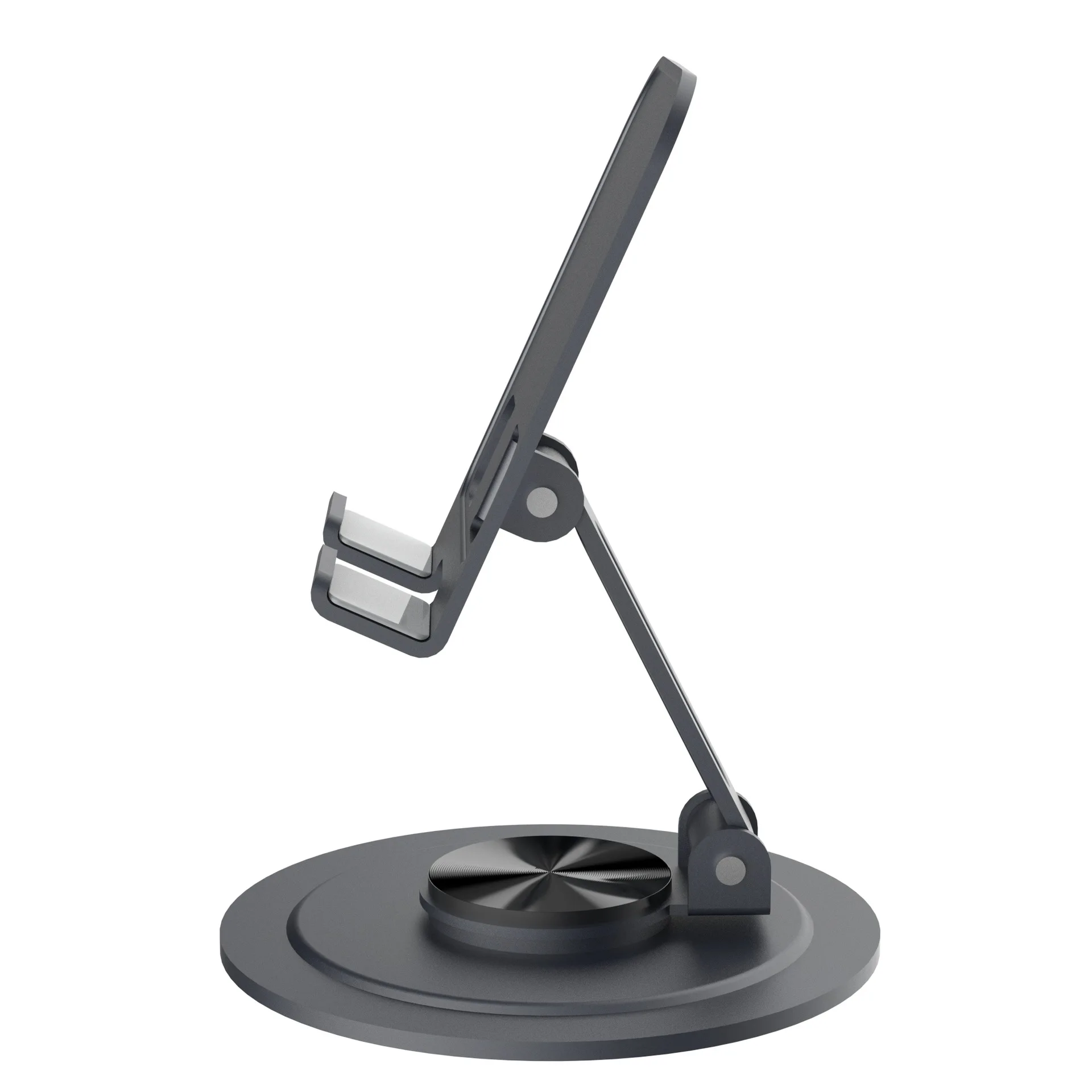 Full Metal Rotating Phone Stand-Multi-Functional Portable Folding Design with Custom Logo Option for Desktop Use preview 6
