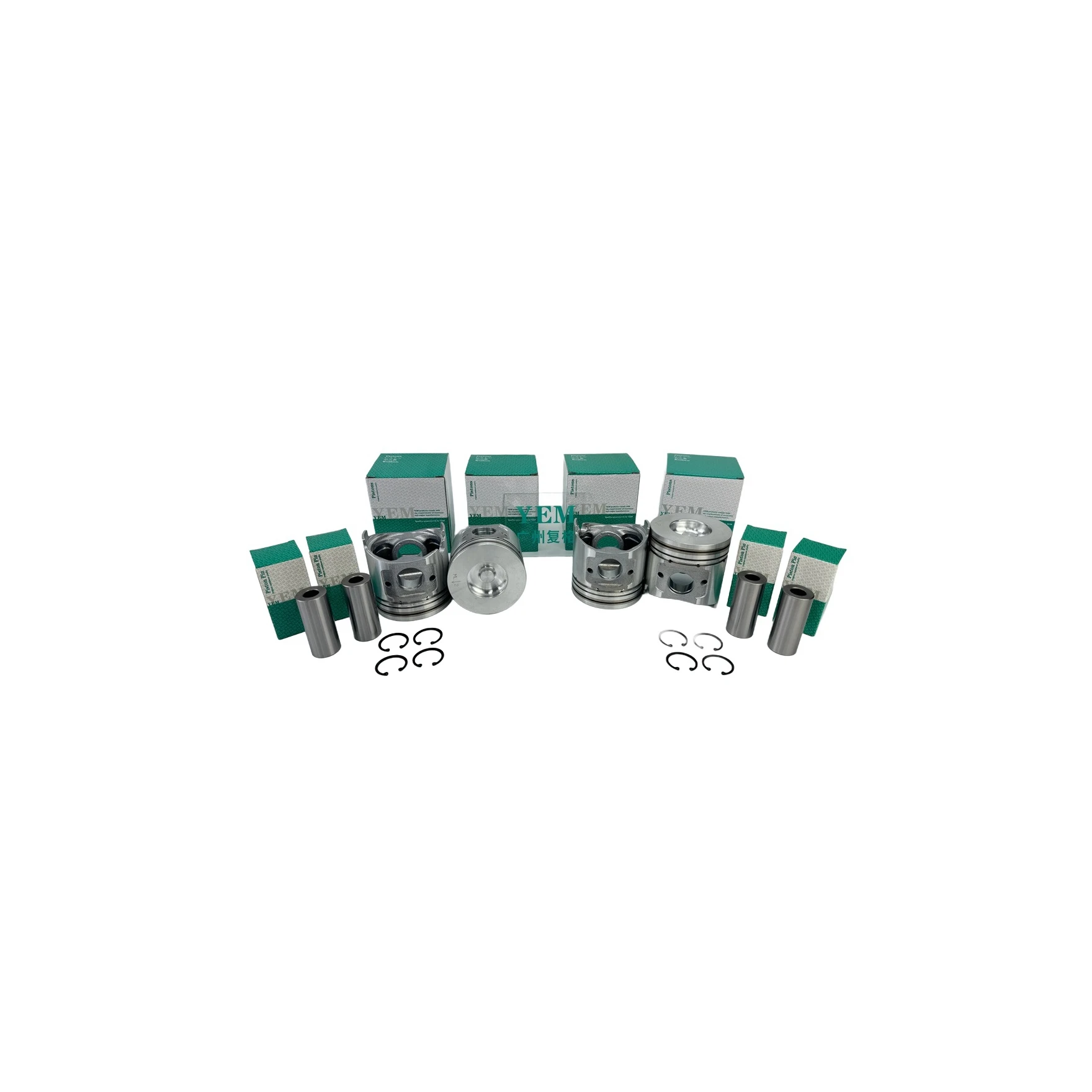 3T75HL 3T75U 3T90 3TN100 Piston With Pin for Yanmar Machinery Engine Mahlae Piston With Pin Engine Rebuild Kit