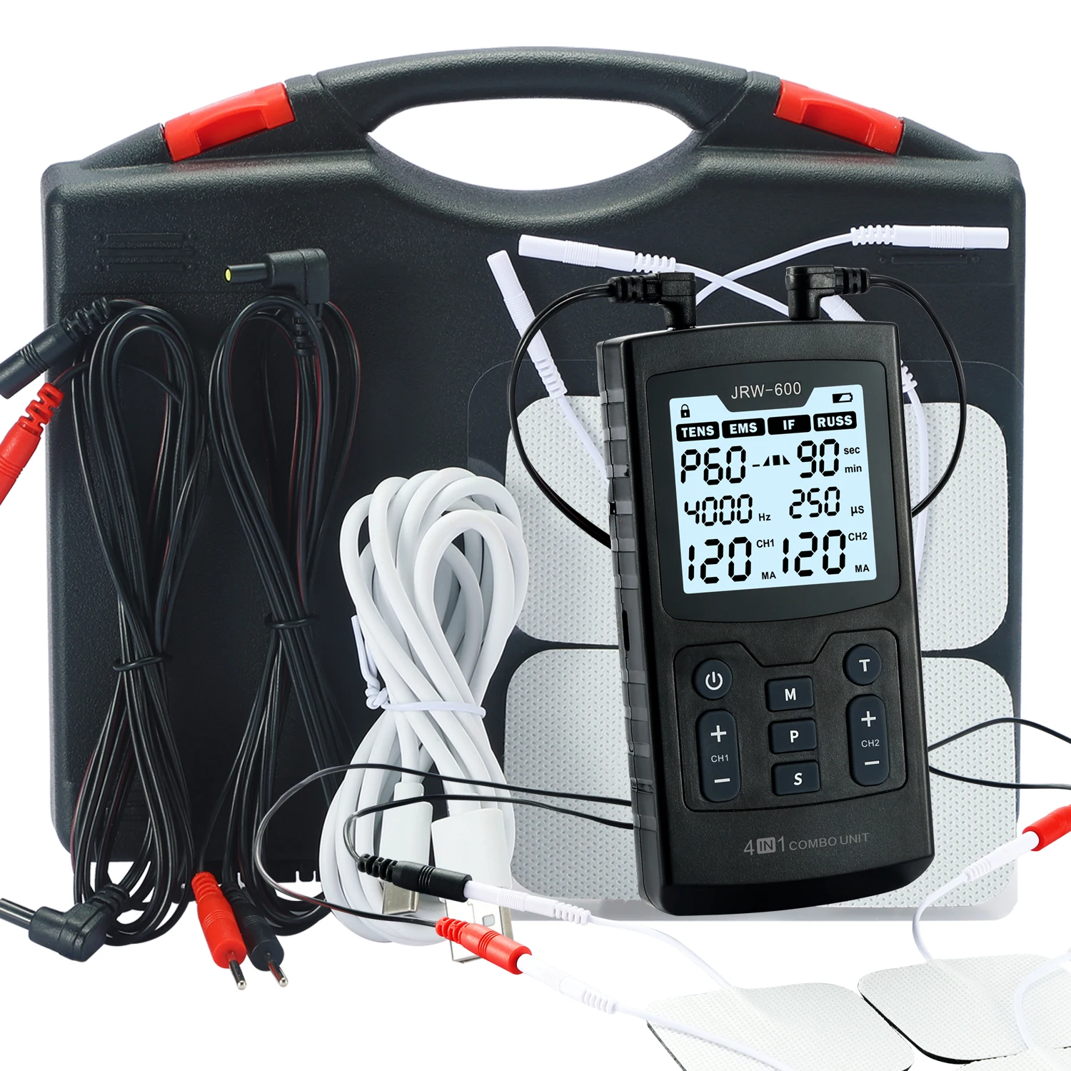 Interferential IFT Russian EMS TENS Machine for Rehabilitation Physiotherapy