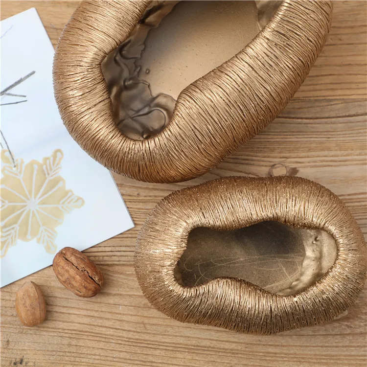 Скандинавская позолоченная Цветочная ваза, креативный домашний декор, Роскошные Настольные Золотые декоративные вазы