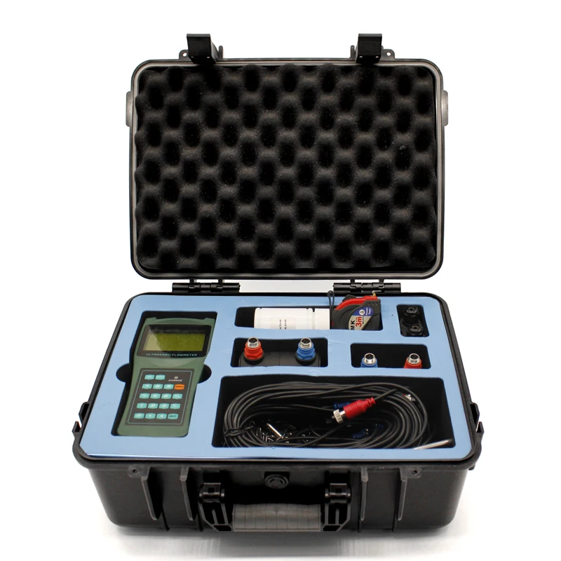 Handheld Portable Ultrasonic Water Flow Meter Stainless Steel OEM Customizable Ready to Ship