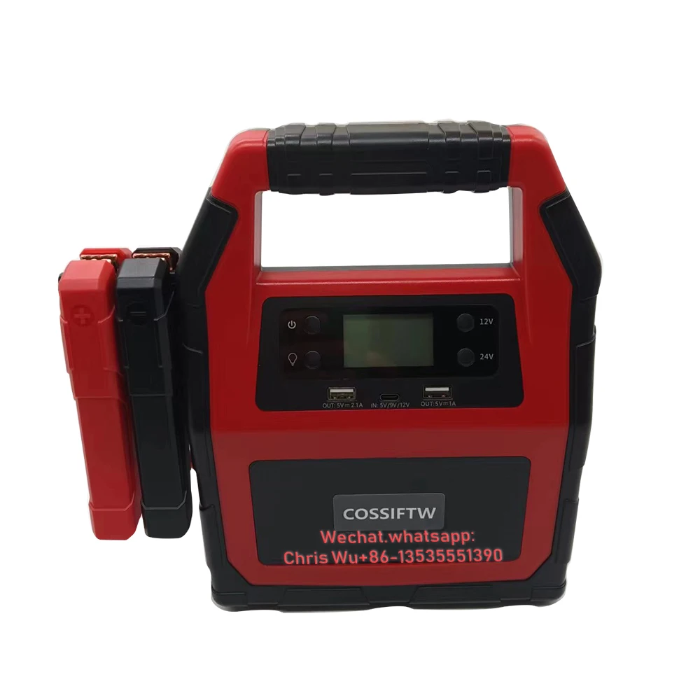 COSSIFTW 12/24V jump starter booster batterie voiture 5000A for