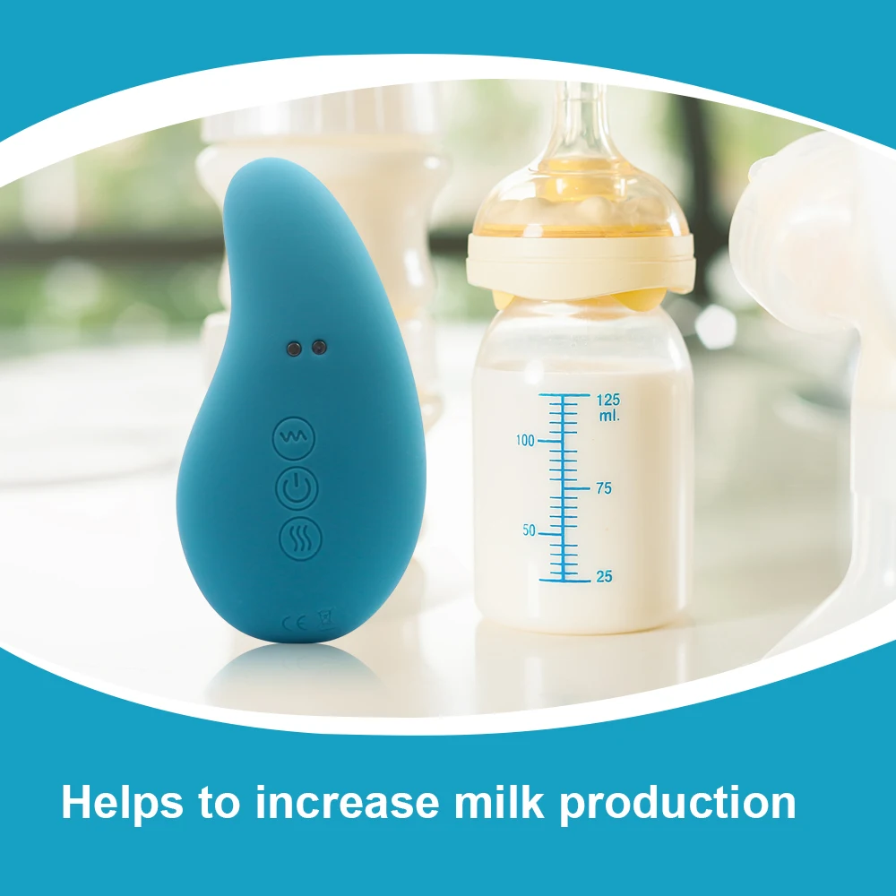 Hot Sale Foodgrade Silicone Breast Care Massage Vibrating Boob