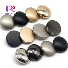 High Quality Alloy Metals Custom Embossed Gold Buttons Metal Sewing Shank Suit Button for Clothing Denim Button