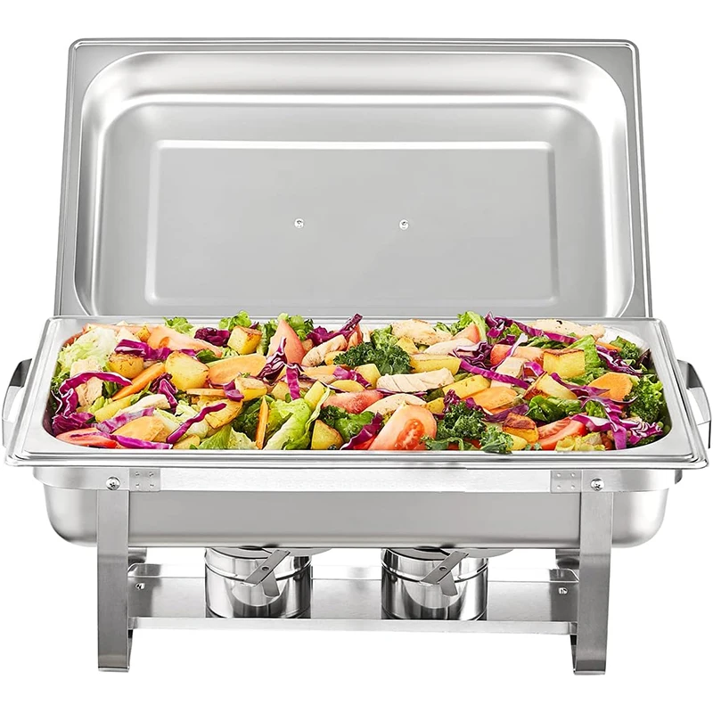 Cheap Chafing Dishes Silver Stainless Steel Buffet Food Warmers Chafing