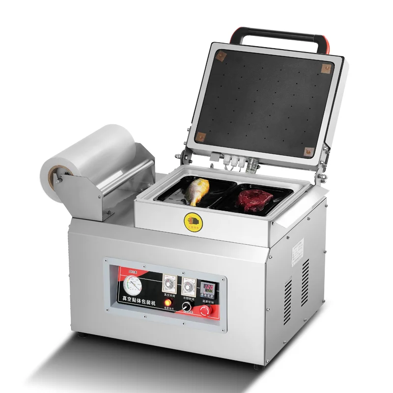 Model 350 Wanhe Automatic Meat Seafood Vacuum Skin Packing Machine Buy Vacuum Skin Packing