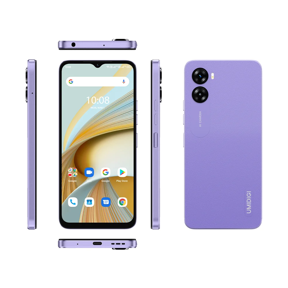 UMIDIGI G3 PLUS - 6.52 Inch Android Smartphone with 128GB Storage